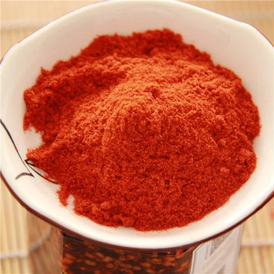 Especiarias esterilizadas a vapor Pimenta malagueta vermelha quente seca em pó